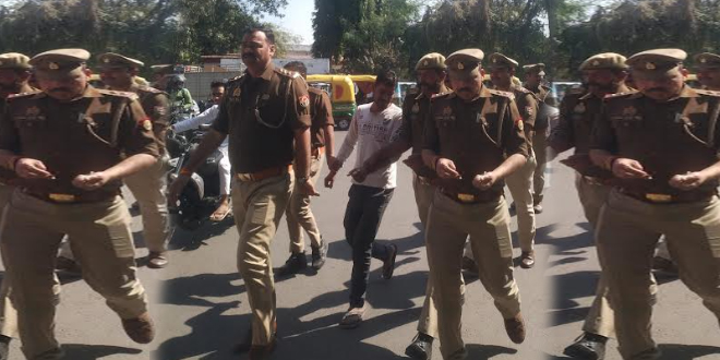 Self Immolation at Vidhan Sabha Lucknow